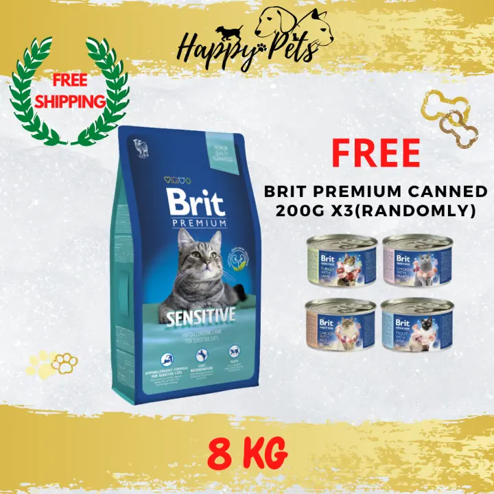 brit premium sensitive lamb & rice