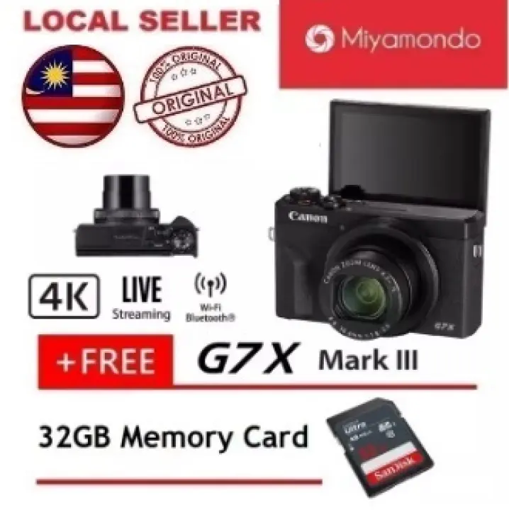 Canon Powershot G7x Mark Iii Camera G7 X Mark Iii Camera 32gb Lazada Canon Powershot G7x Mark Iii Camera G7 X Mark Iii Camera 32gb Lazada