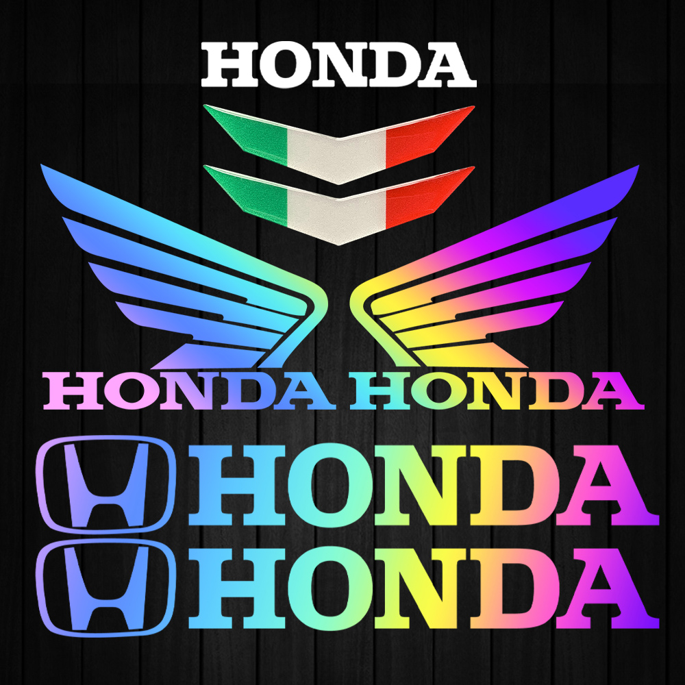 X2 3.5" 3D FENDER/FAIRING WING LOGO EMBLEM+LOGO&LETTER STICKER FOR
