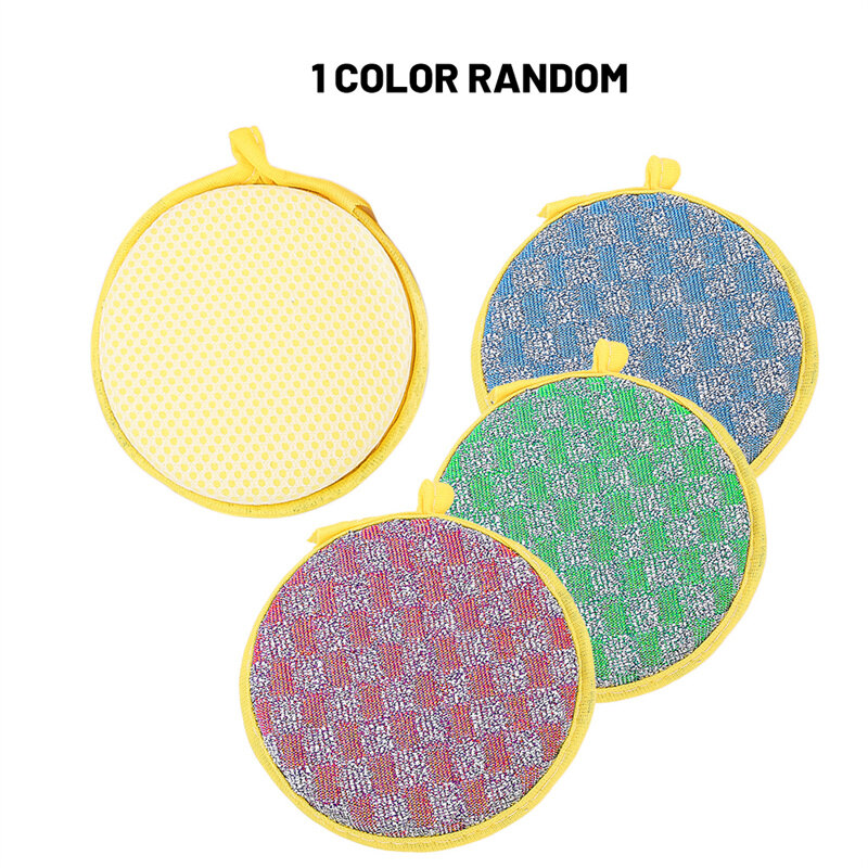 2/1pcs Double-sided Dishwashing Sponge Wipe Reusable Kitchen Cleaning Sponge Pot Bowl Rag Hangable