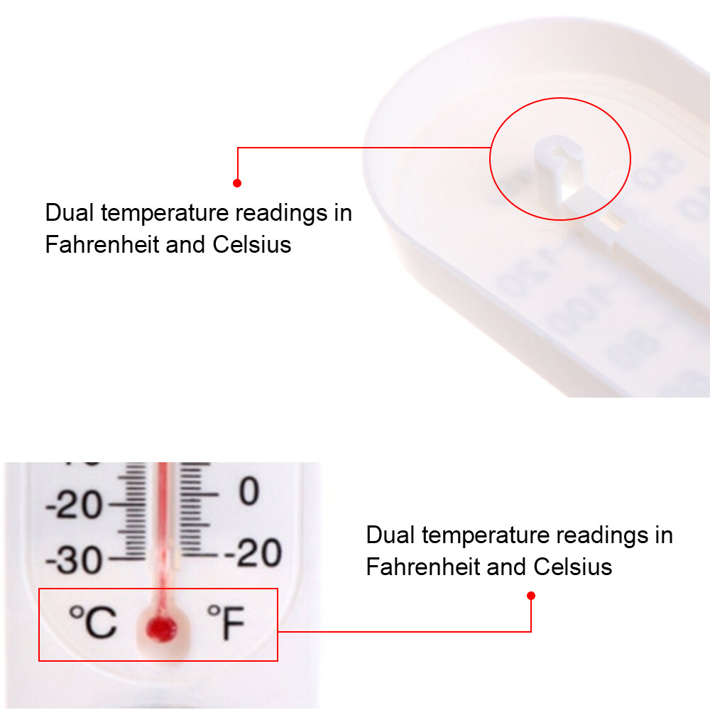 Smart Sensor Indoor Vertical Ther-mometer Hygrometer Wall-mounted Household Greenhouse Temperature and Humidity Meter for Room Temp