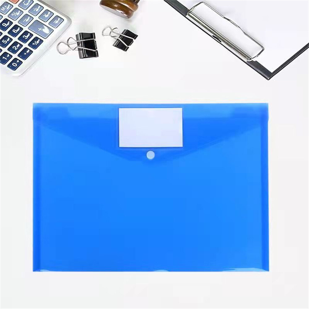 Student Stationery Pouch School Document Organizer Student Folder Organizer Information Pocket Filing Bag Transparent Document Storage Pouch