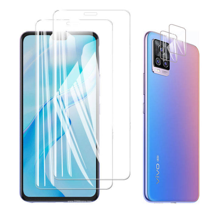 4 In 1 Tempered Glass Protective For Vivo V20 Pro Screen Protector Scratch Proof On Vivov20 V20se V20pro Camera Lens Glass Safety Front Glas Lazada