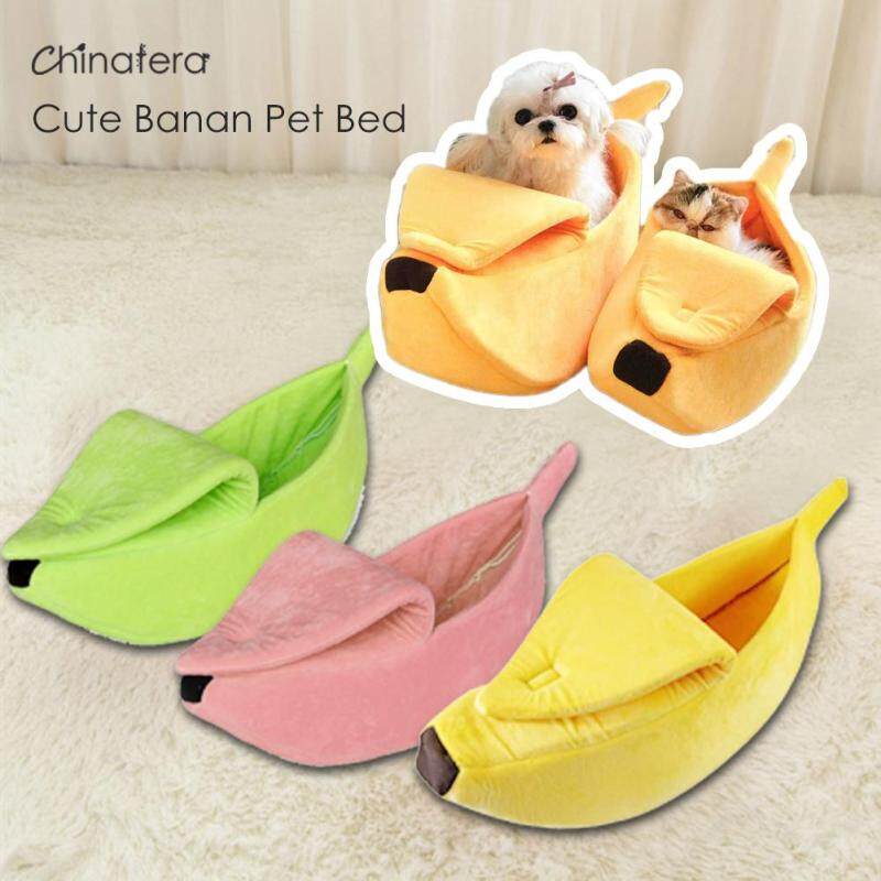 Chuồng Chó Chinatera, Nhà Ngủ Hình Quả Chuối Ấm Áp, Dễ Thương, Sáng Tạo, Ấm Cúng
