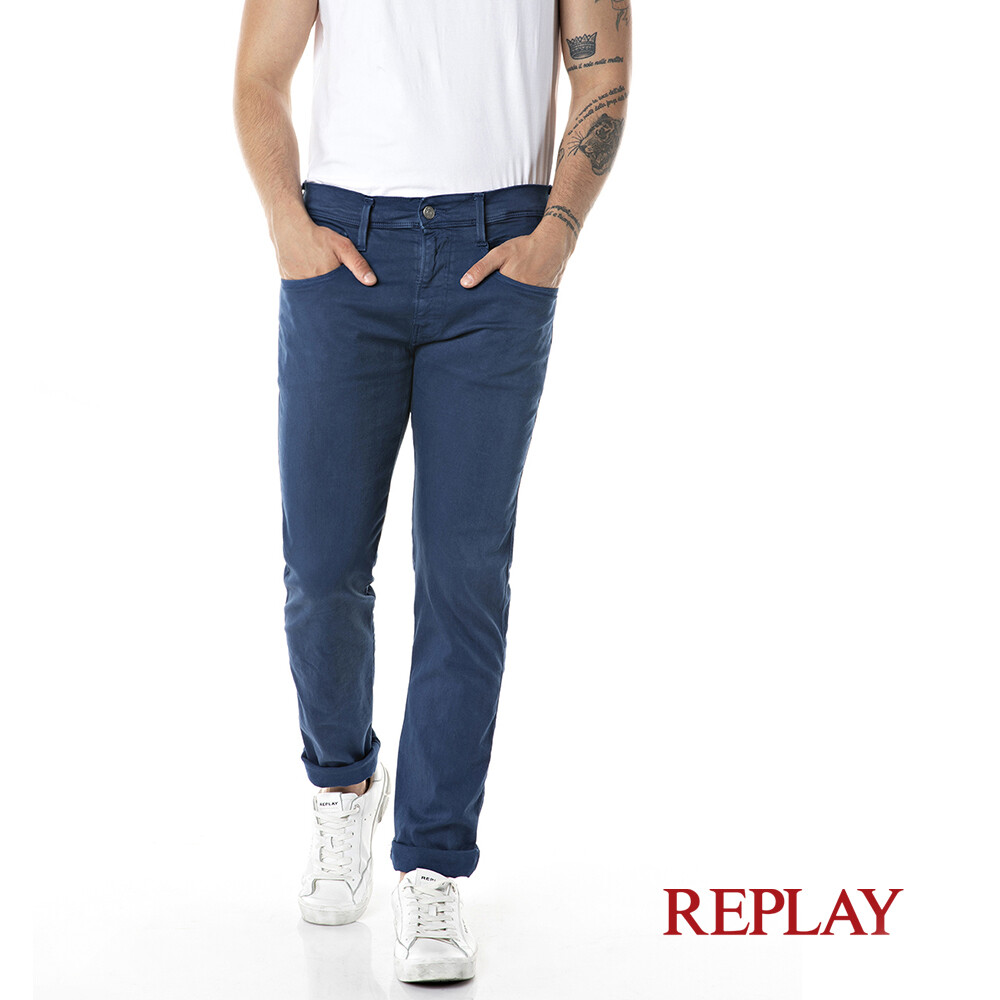 REPLAY JEANS Men Slim Fit Anbass Aged 