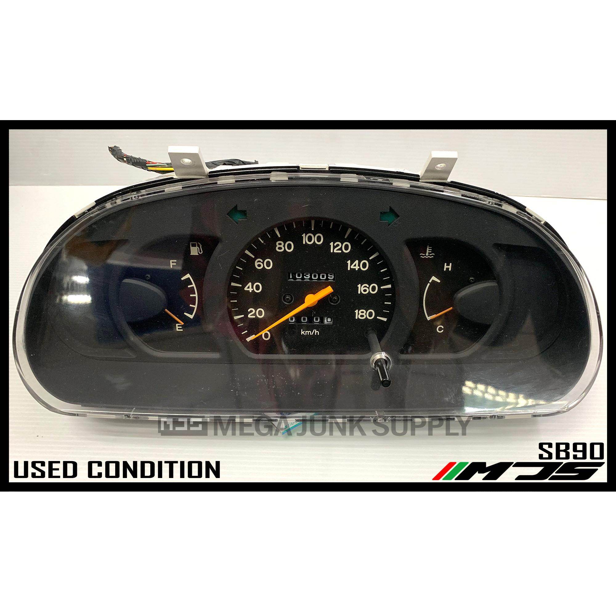 Mitsubishi Lancer Cb3a Ca Cb Cc Cd Series For Proton Wira Sedan Aeroback Converted Or Modify Modified Only Original Jdm Japan Kilometer Km H Fuel Temperature Speed Meter Speedometer Panel Reconditioned Halfcut