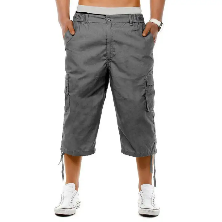 mens three quarter pants