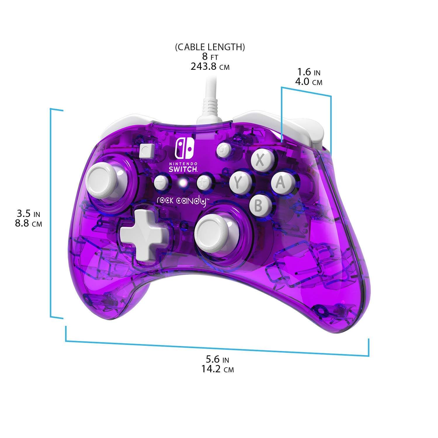 rock candy wired controller nintendo switch