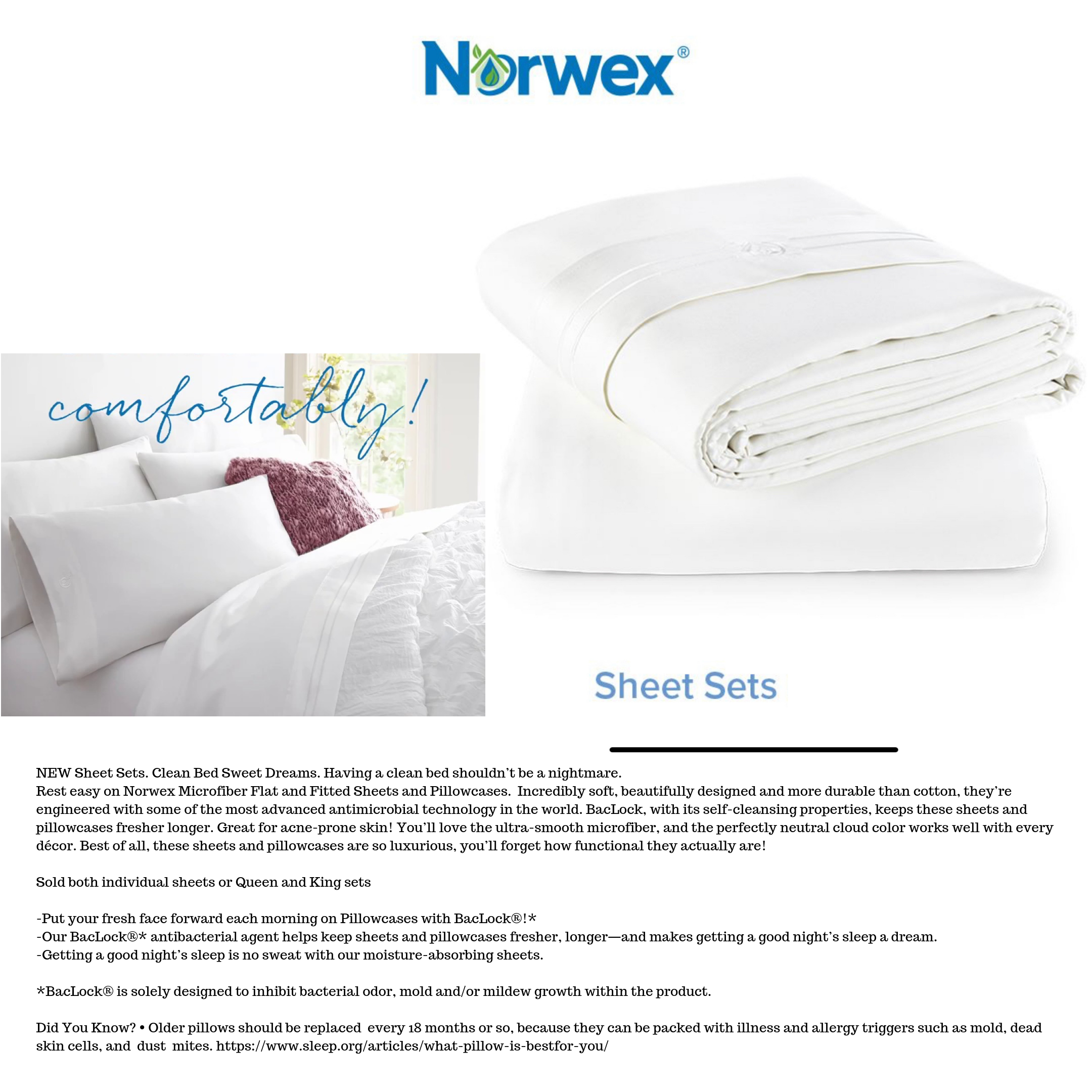 norwex pillow cases
