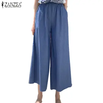 wide leg holiday trousers