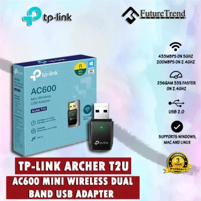 TP-Link Archer T2U AC600 Mini Wireless Dual Band USB Adapter