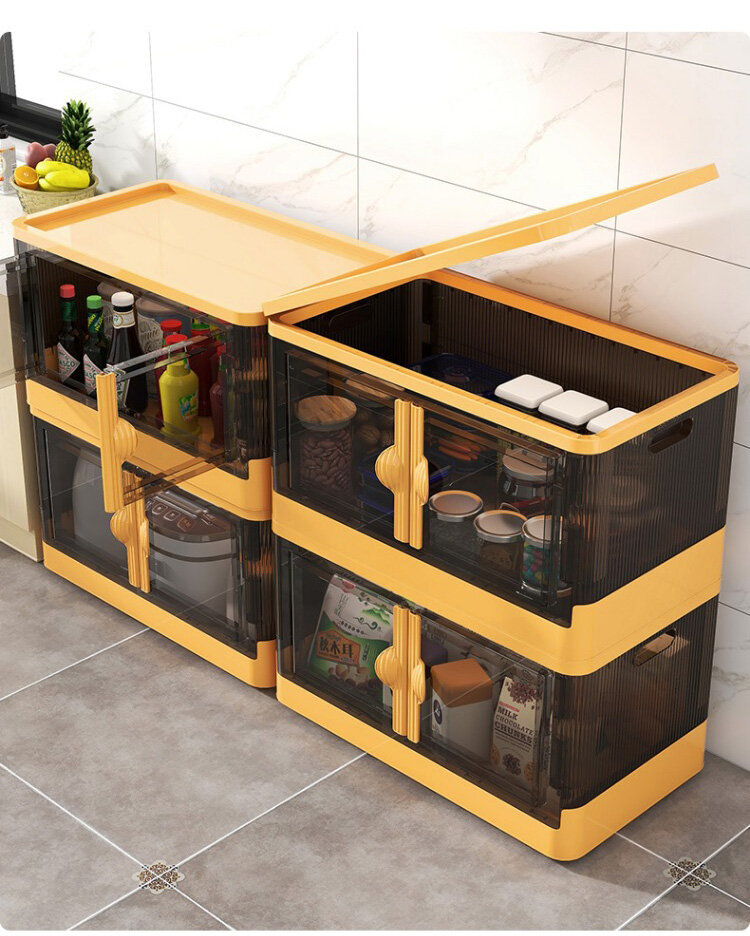 JJT multipurpose storage box Can open the box on many sides, storage boxes, storage boxes, storage shelves, drawer boxes, shelves, storage shelves for storing things tidy. Strong and durable to use. There are many colors to choose from. Foldable Toy Stora