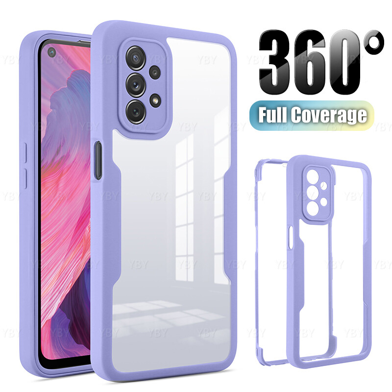Luxury Casing For Samsung Galaxy A52 A52S 4G 5G Clear Phone Case 360 Full Camera Protection Shockproof Back Cover New Design SM-A526 SM-A525 SM-A528