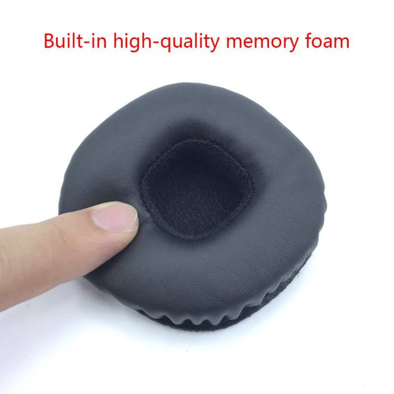 【ES】1Pair Soft Sponge Ear Pads Earpads Leather Ear Cushion Replacement for Marshall MID ANC Bluetooth Headphones