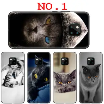 British Shorthair Cat Soft Silicone Cover For Huawei Nova Smart 2