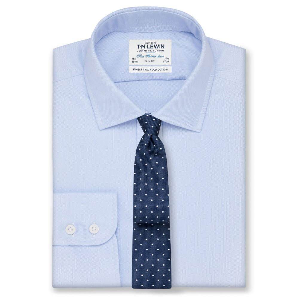Slim Fit Blue Royal Oxford Shirt Lazada