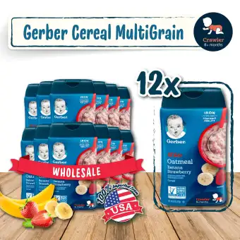 gerber multigrain banana apple strawberry