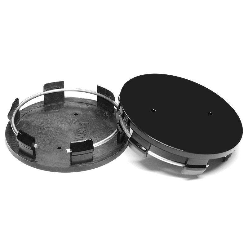 Prime Wheels Chrome / Black Custom Wheel Center Cap Prime Wheels Chrome / Black Custom Wheel Center Cap