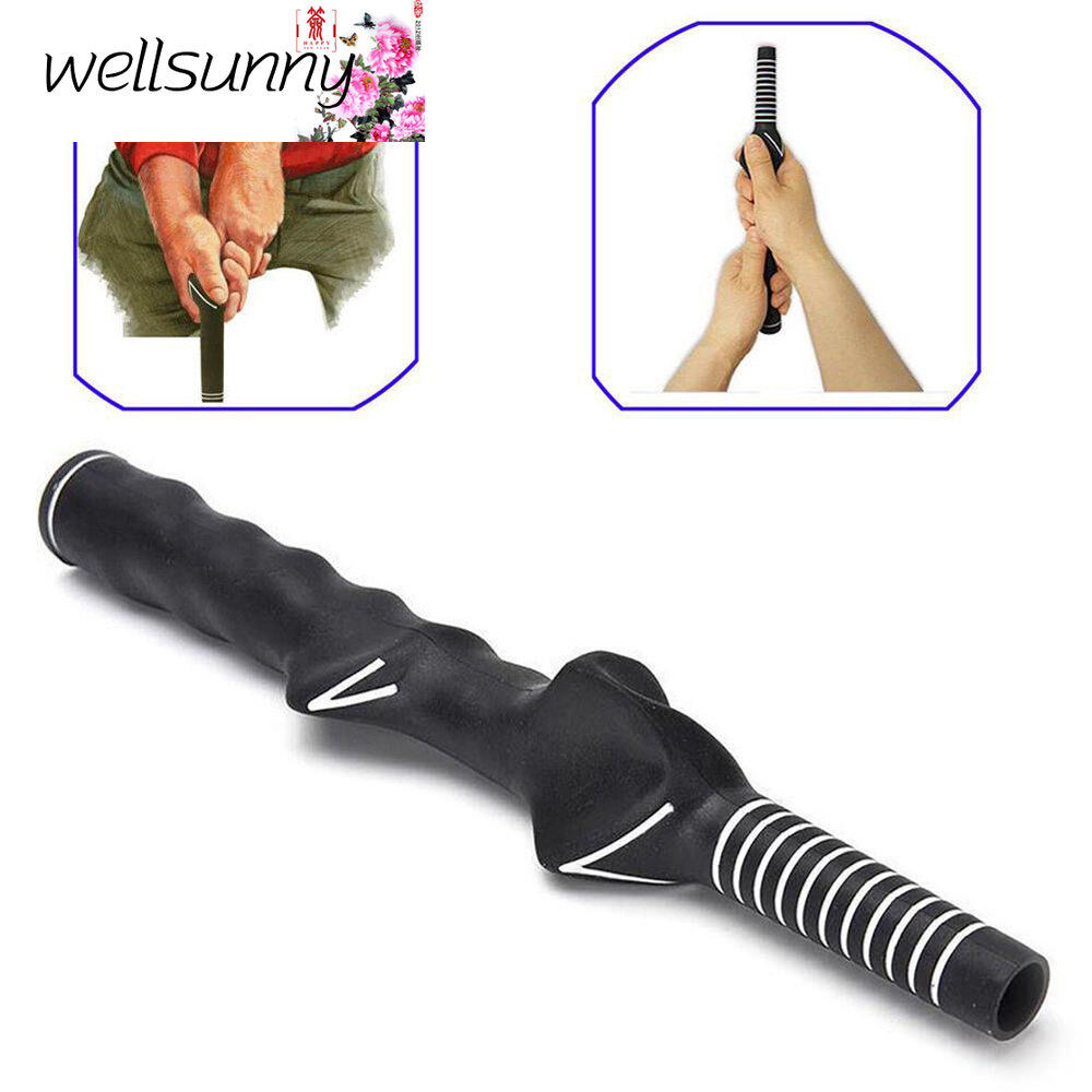 Wellsunny ENDOFF Standard Training Tool Practice Aid Hand Position Golf Swing Training Grip Teaching Aid Rubber Golf Club Grips