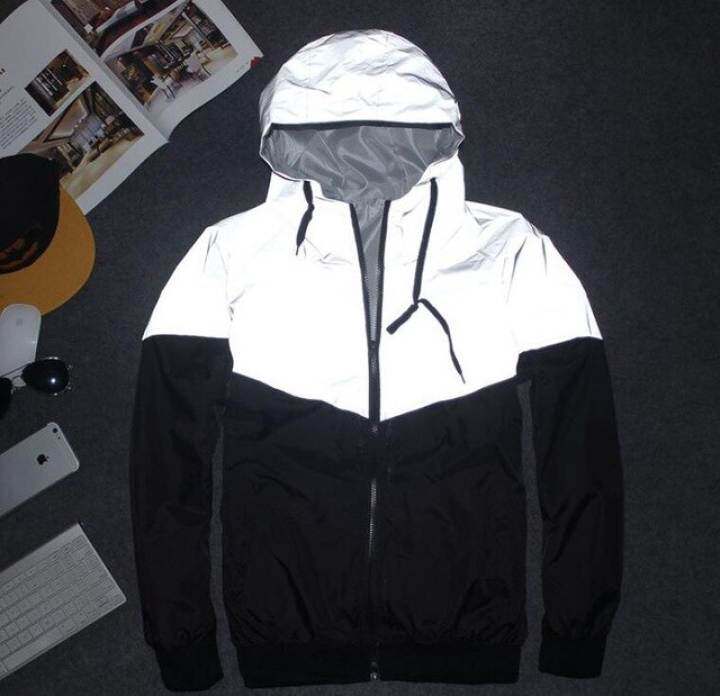 windbreaker reflective jacket