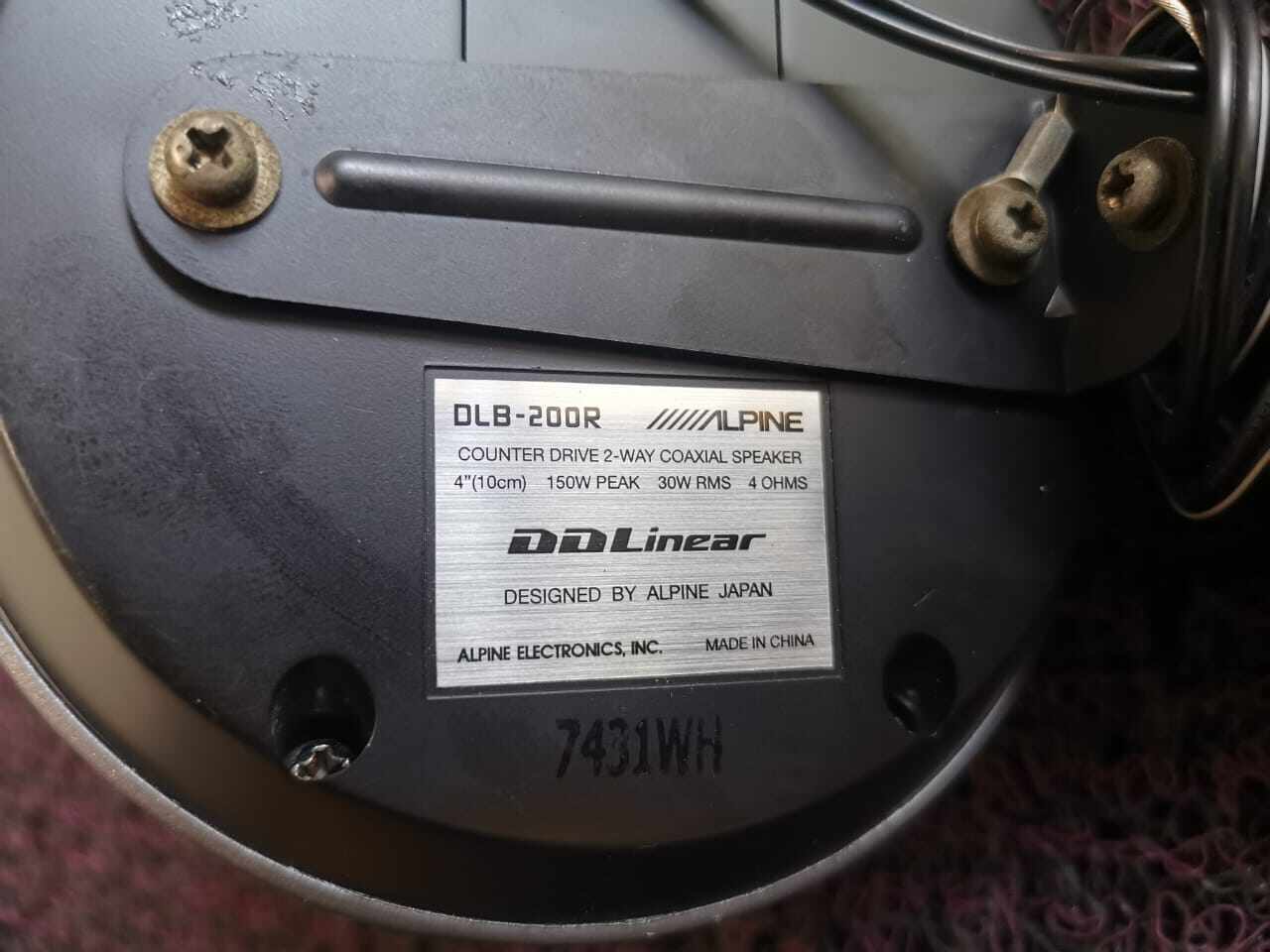 ALPINE DDLinear DLB-200R 2-WAY Satellite Speaker / Speker Satelite