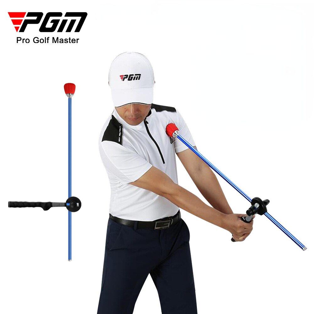 PGM Folding Golf Swing Trainer Stick Posture Corrector Practice Swing Training Aids Adjustable Hand Grip for New Golfer JZQ020