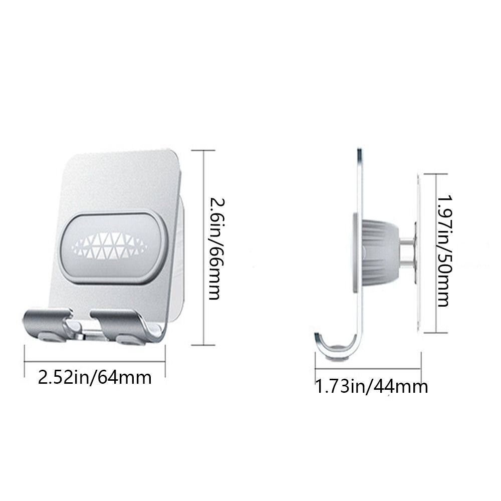 FANTAISY Creative Metal Wall Mounted Suction Cup Adjustable for Bathroom Bedroom Kitchen Mobile Phone Holder Cellphone Stand Smartphone Stand Cell Phone Holder