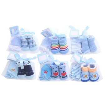baby gloves and socks