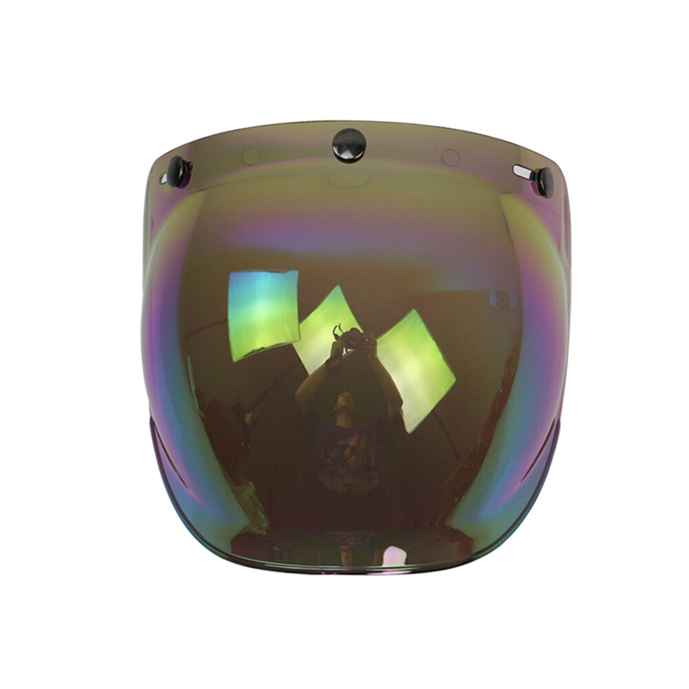 3-Snap Bubble Wind Shield Visor For Biltwell Gringo&Bonanza Motorcycle Helmet