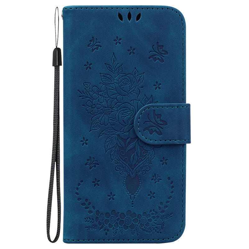 Spark go 2022 wallet leather case for tecno spark 8 8t 8c 8p 7p 7 pro 4 6 go cases flower butterfly flip phone back cover