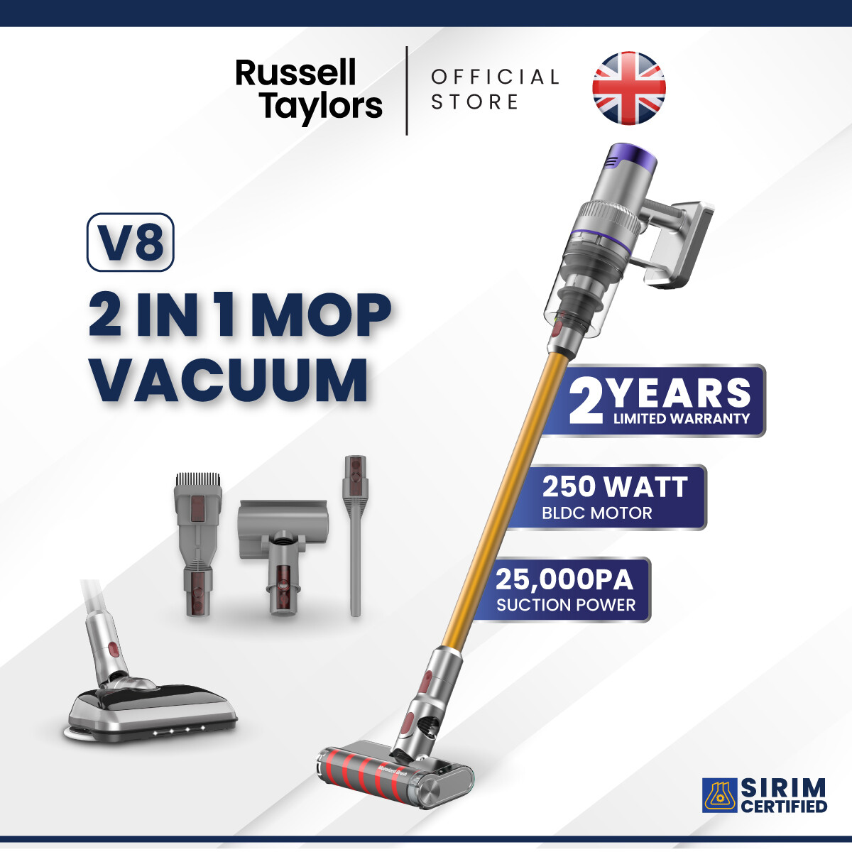 Russell Taylors Cordless Vacuum Cleaner 