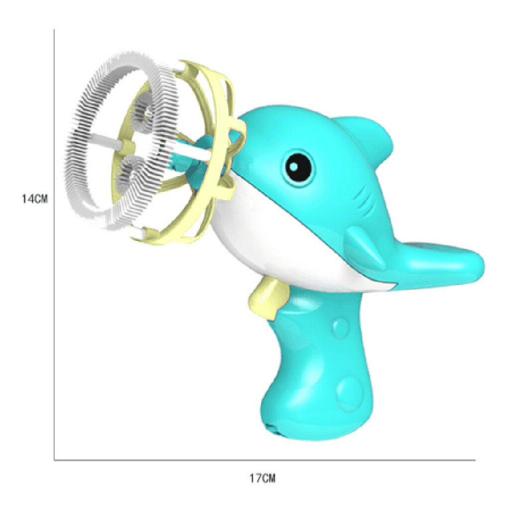 อัตโนมัติ Dolphin เครื่องเป่าฟองการ์ตูนฤดูร้อนของเล่นแสนเพลินกลางแจ้ง100ML