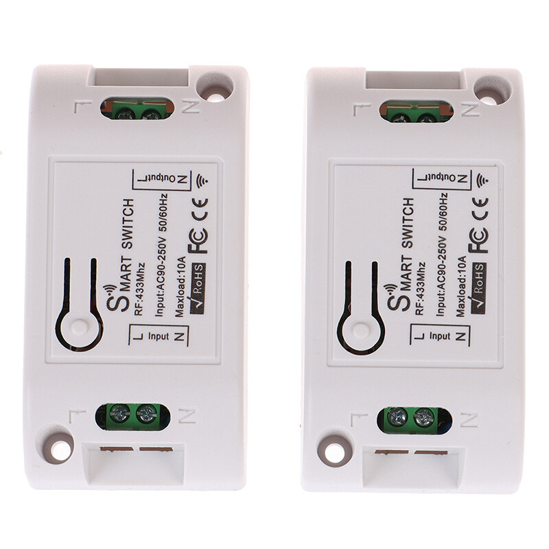 Hanlu 433 Mhz RF Smart Switch Wireless RF Receiver Timer Relay Phone Remote Control