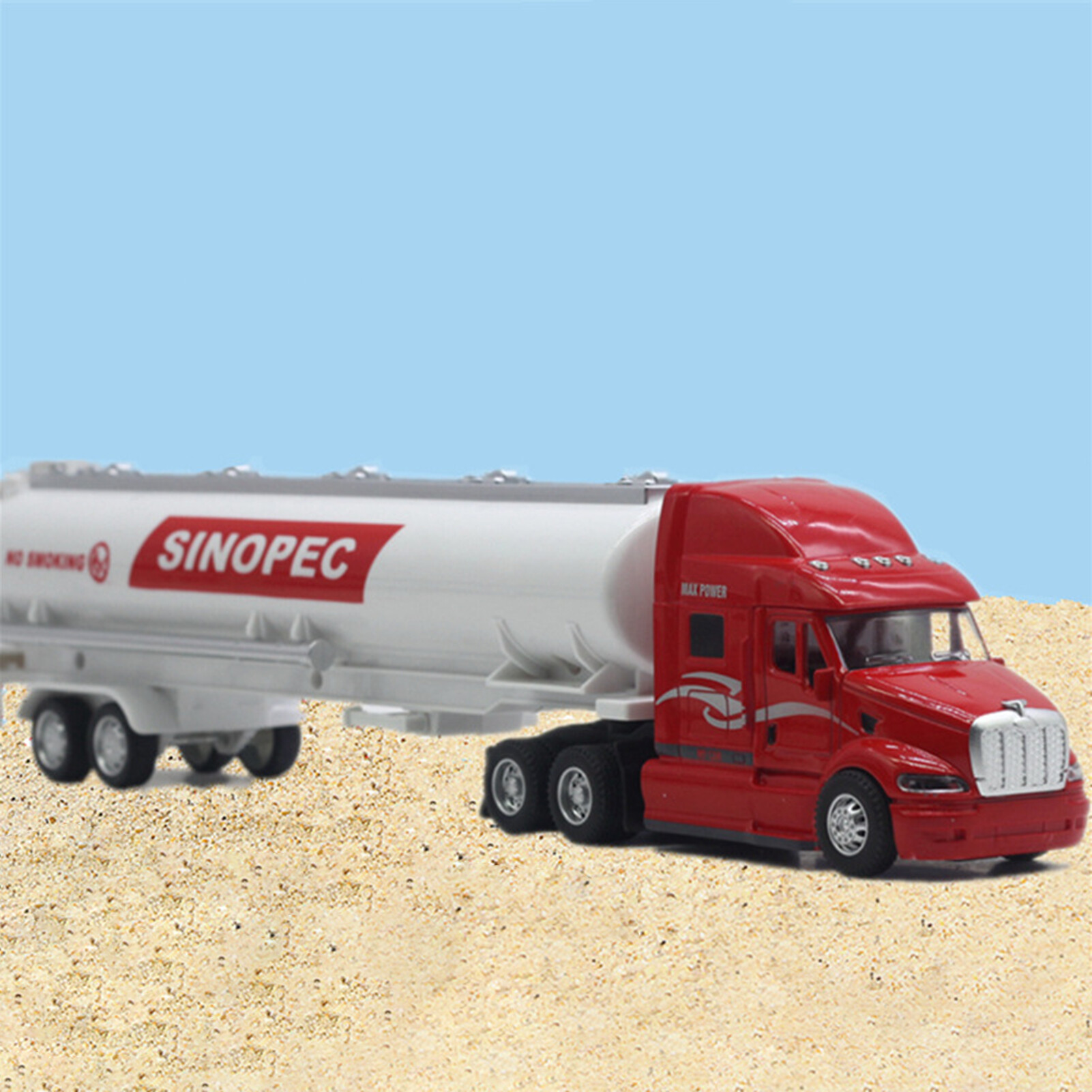 The Pisciculture Car Model Simulate Gifts 1/48 Scale Tankers Truck Model Kids Toy for Kids Petrol Car Realistic