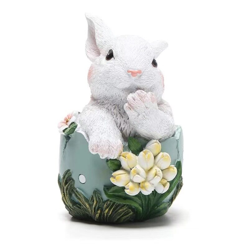 Lovely Easter Rabbit Hatching Decorations Happy Rabbit Ornaments