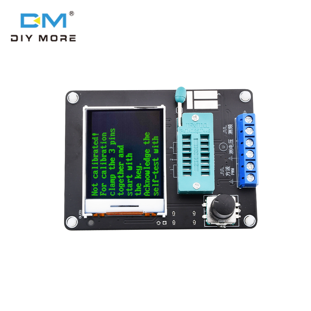 diymore Kháng Cảm Điện Dung Meter GM328A Transistor Tester ESR Meter Điện Dung Meter Transistor Tester