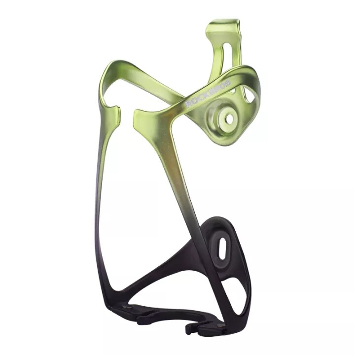 ROCKBROS Aluminum Alloy Bottle Cage Ultralight Gradient MTB Water Bottle Mount Stable Road Bicycle Bottle Holder Bike Accessories
