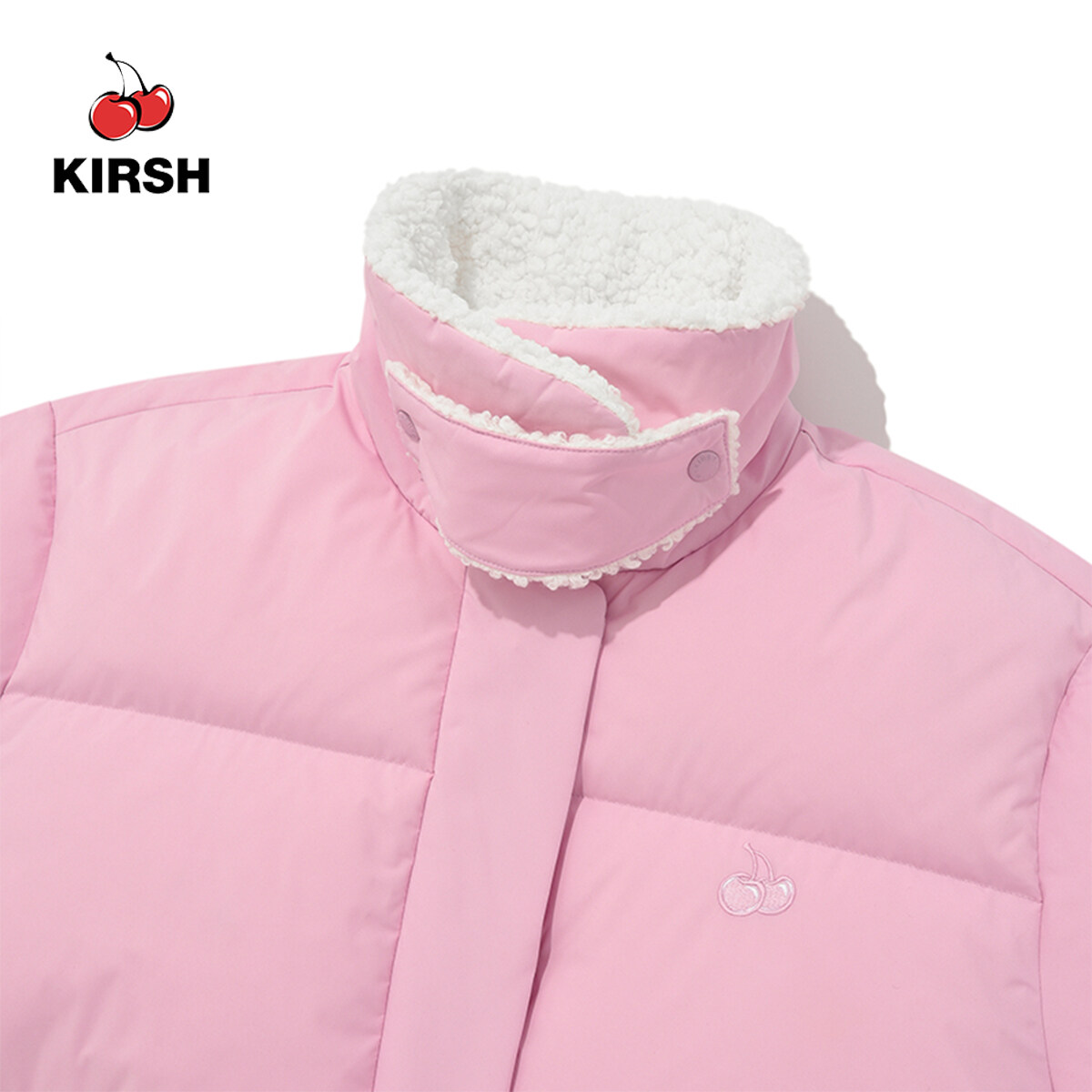 KIRSH] CHERRY FUR SHORT DOWN JUMPER | 23AW WINTER | Lazada