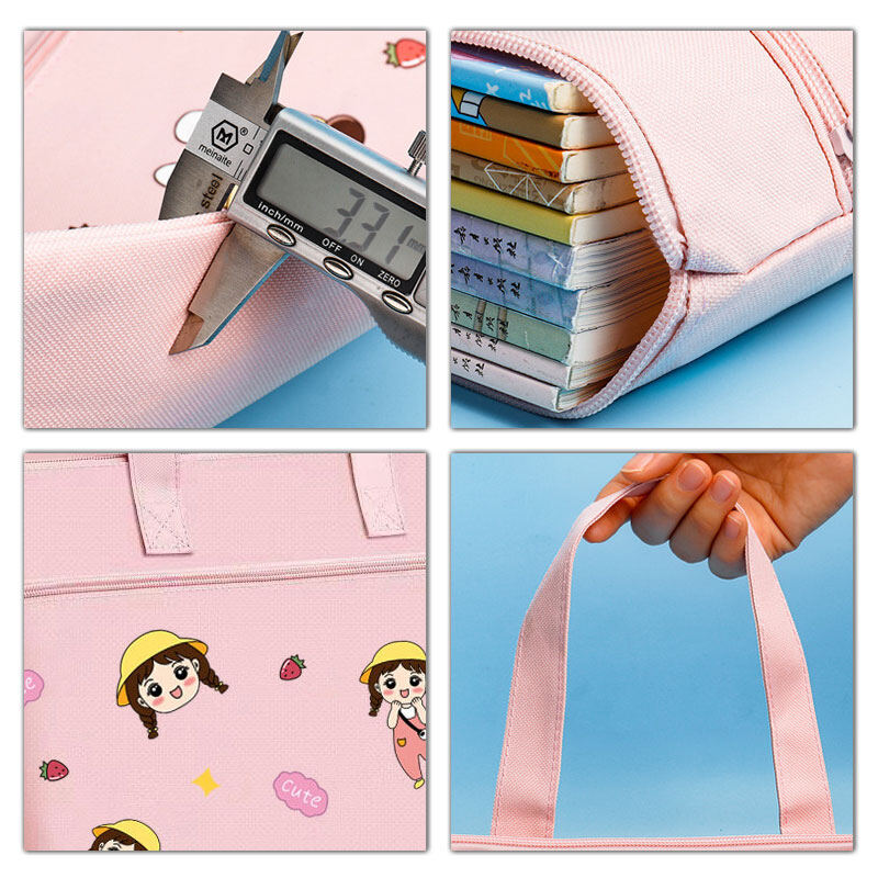 AMILA elementary school students' load-reducing ridge protection handbag Korean version of large-capacity book bag book storage bag remedial bag