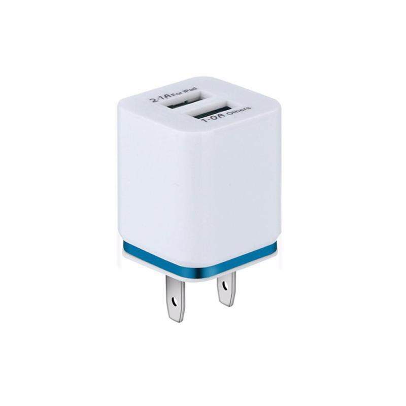 Giá Laztech 2.1A Dual USB Nam Vang Mạ Điện Thoại Di Động Sạc Củ Sạc Nhanh Dành Cho IOS Android Mỹ Phích Cắm Châu Âu