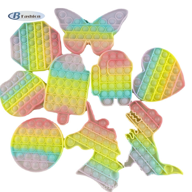 Pop It Fidget Toy Luminous Toy Silicone Push Bubble