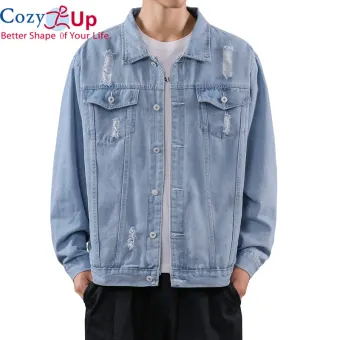 ripped jeans and jacket