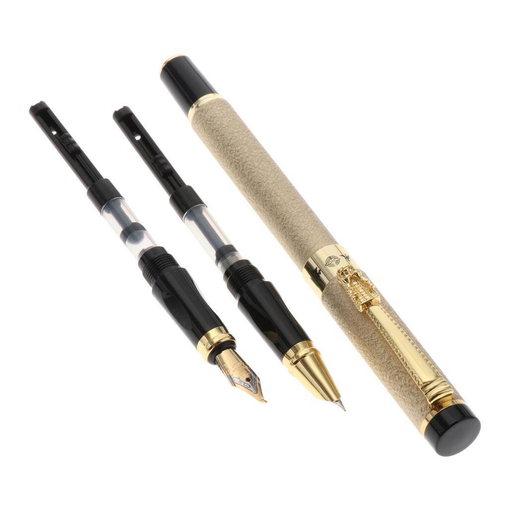 Prettyia 3Pcs Luxury Fountain Pen BEST Fountain Pens Gift Set