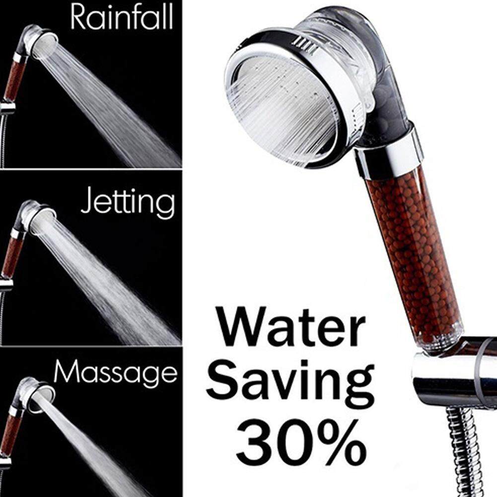 LF Bath Shower Head Super High Pressure Boosting Water Saving Filter Balls Beads Lvfwkbbwl