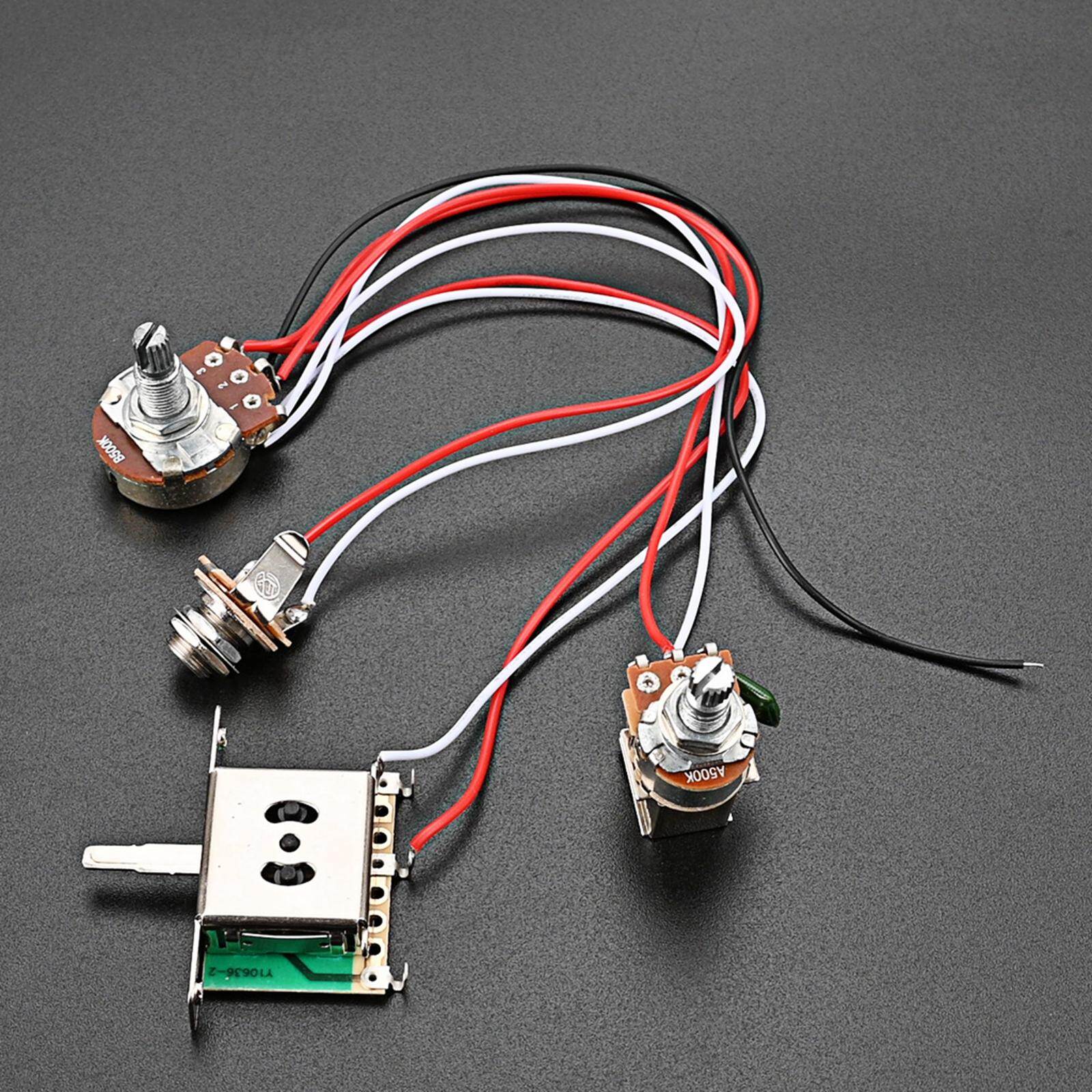 Magic Sound Guitar Push Pull Switch Wiring Harness Potentiometer Prewired for Instrument
