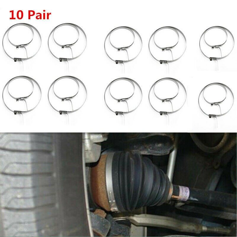 【CARMARTSTORE】 20 Pcs Boot Clamp Joint Axle Boot Clamp CV BOOT CLAMPS For Auto / ATV CV Lazada PH