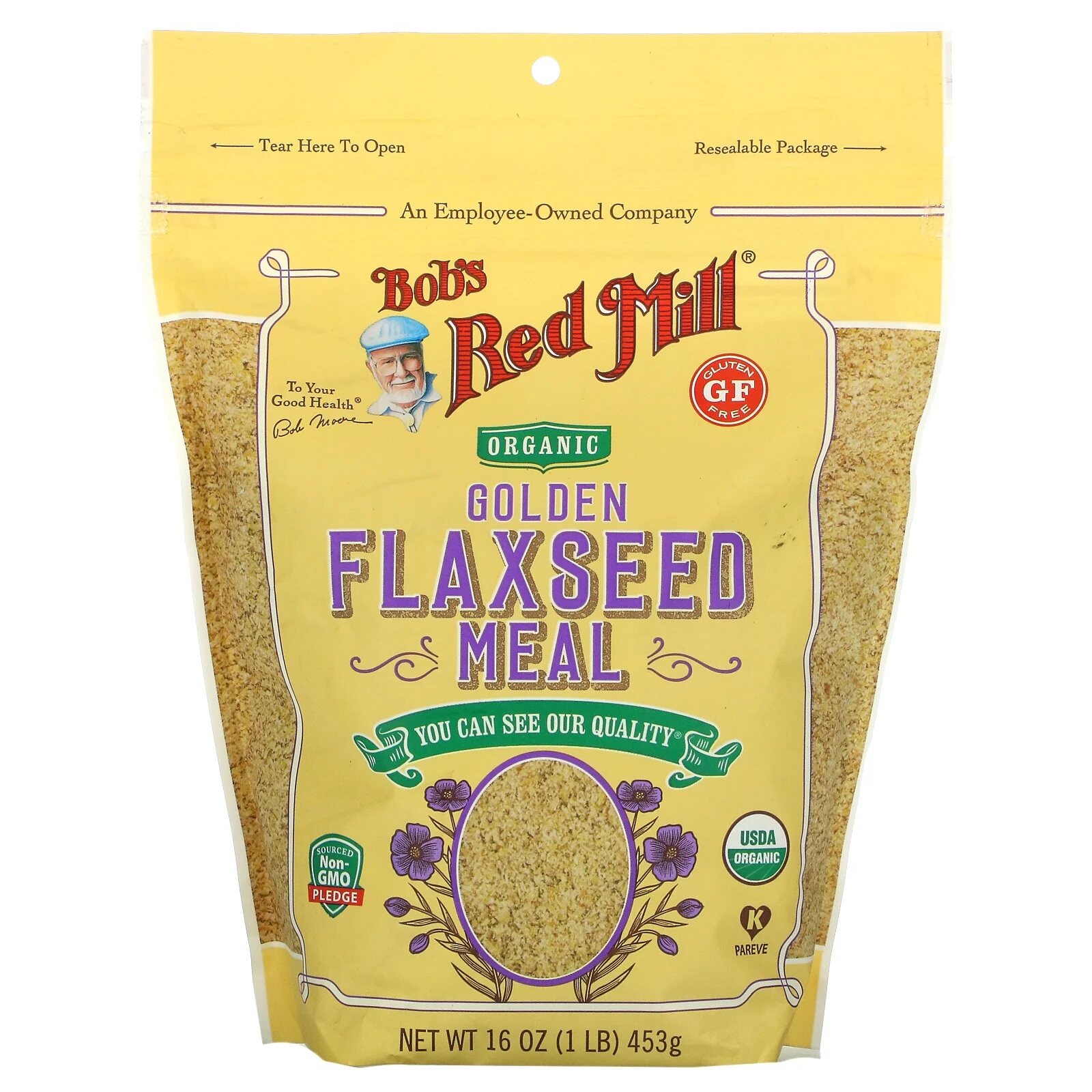[PREORDER] ORGANIC GOLDEN FLAXSEED MEAL BY BOB'S RED MILL 453G