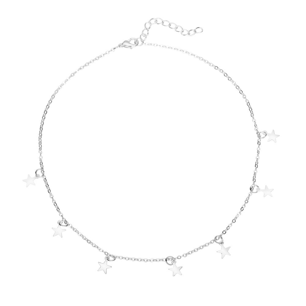 Fashion Star Necklace Women Star Choker Delicate Gold Silver Star Necklace Boho Collares Femmel Chain Jewelry