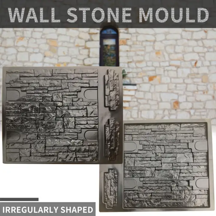 Diy Brick Wall Stone Mould Pave Pavement Mold Concrete Cement Home