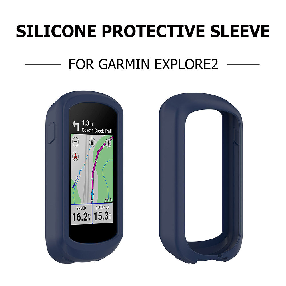 Bike Code Meter Protective Cover Dustproof Bike Speedometer Watch Protective Cover Anti-drop Replacement Accessories for Garmin Explore 2